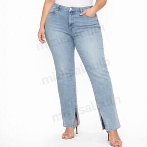 Good American GOOD BOY Straight Jeans – Size 20 – Light Wash – NWT